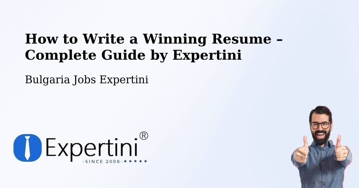 Resume Writing Guide for Job Seekers – Ravda - Ravda, Bulgaria Jobs Expertini